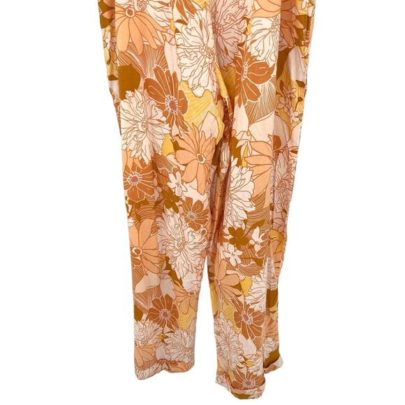 Petal + Pump oversized floral women’s overall jumpsuit romper - Picture 7 of 10